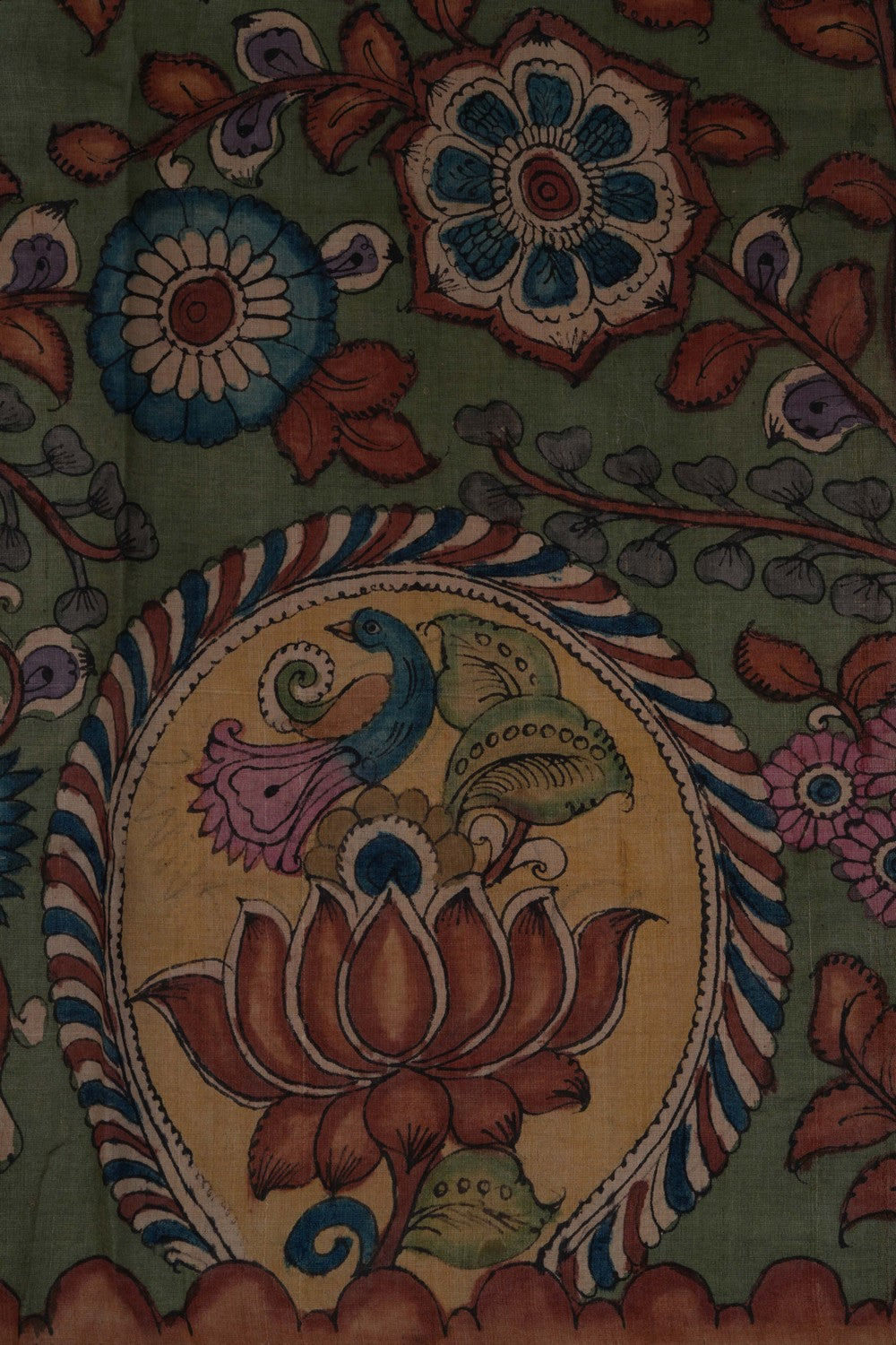 Kalamkari Painting Saree