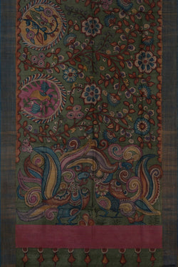 Image of Kalamkari Painting Saree
