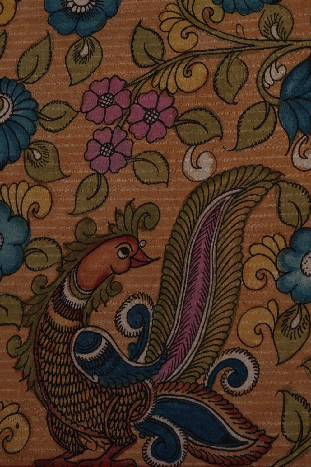 Image of Kalamkari Painting Saree