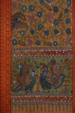 Image of Kalamkari Painting Saree