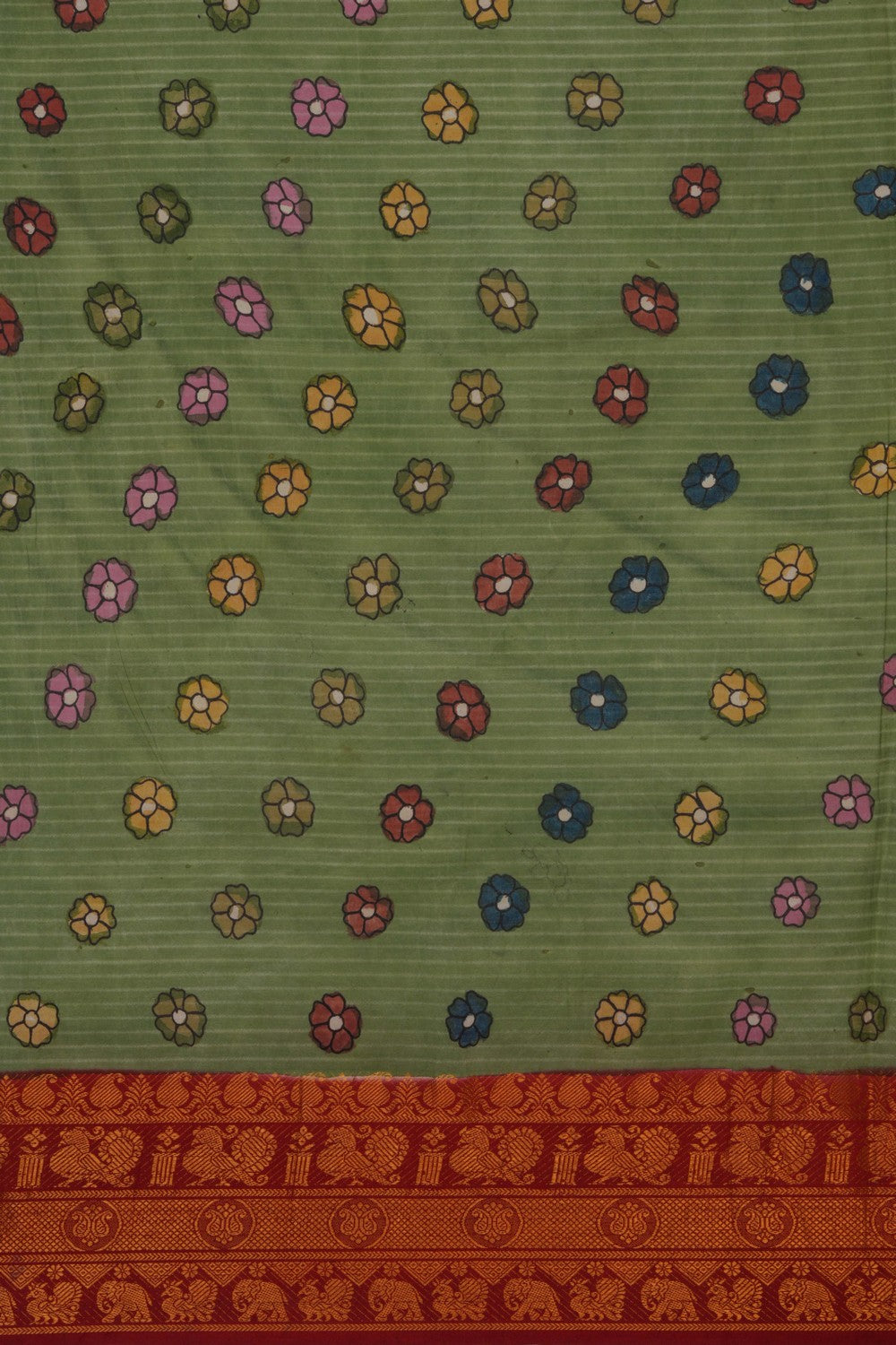 Image of Kalamkari Painting Saree