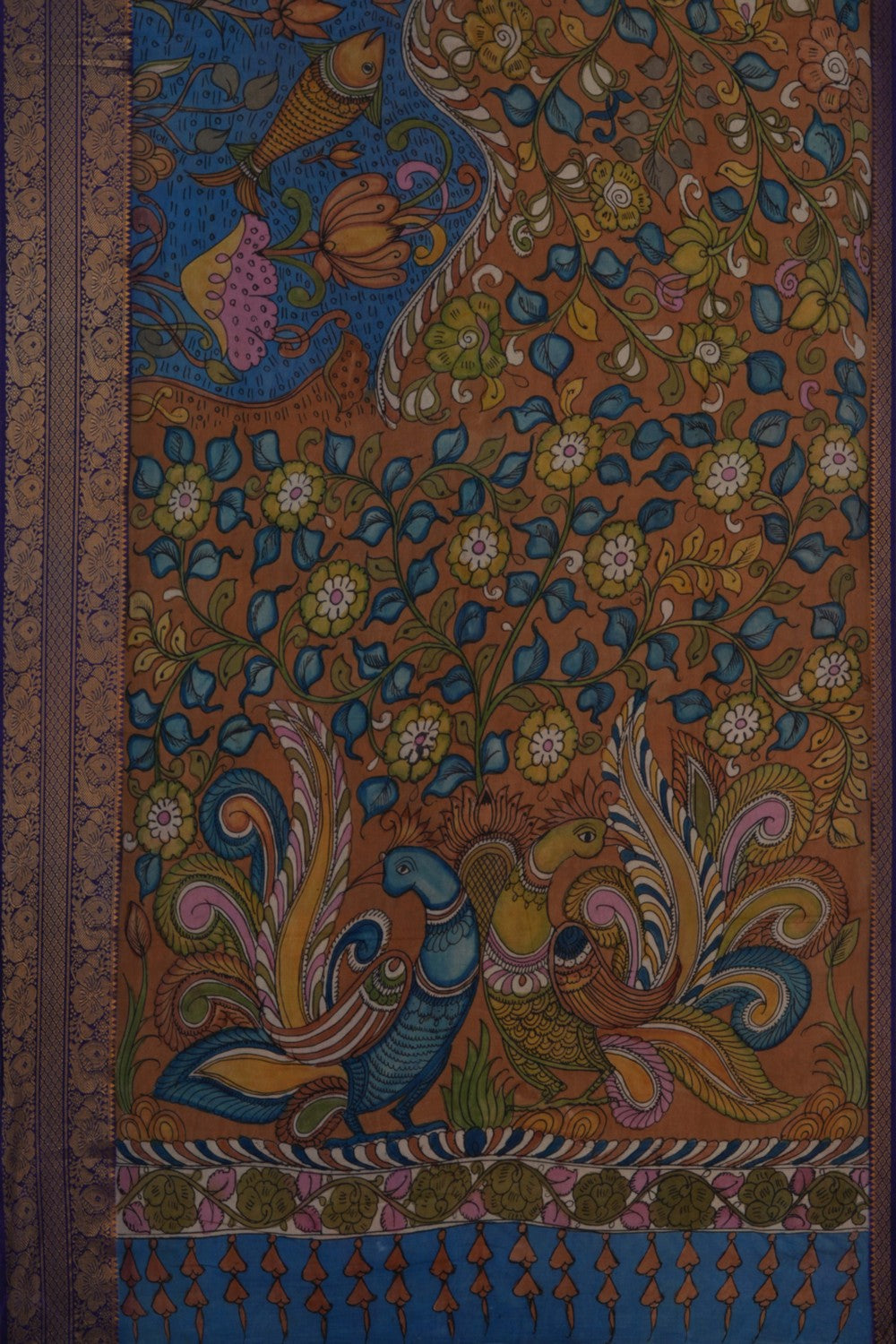 Image of Kalamkari Painting Saree