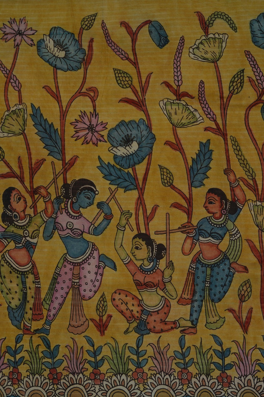 Image of Kalamkari Painting Saree