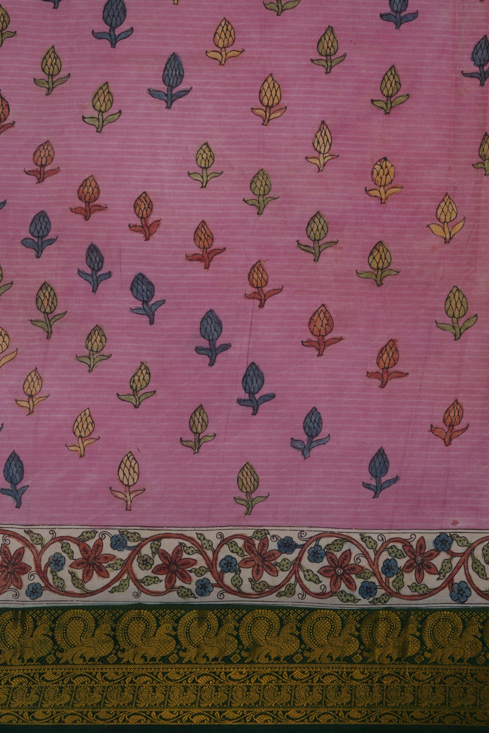 Image of Kalamkari Painting Saree