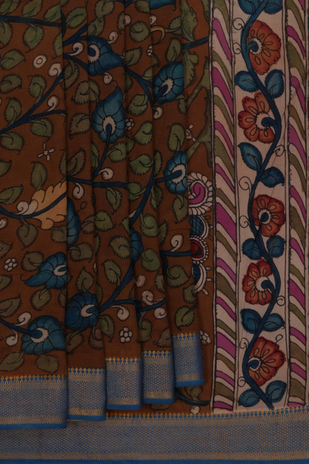 Image of Kalamkari Painting Saree