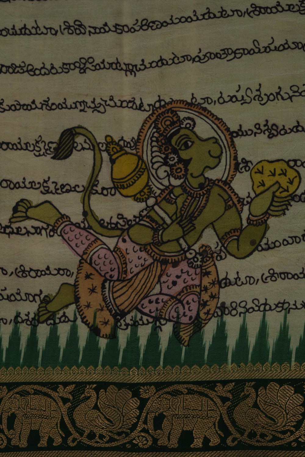 Kalamkari Painting Saree