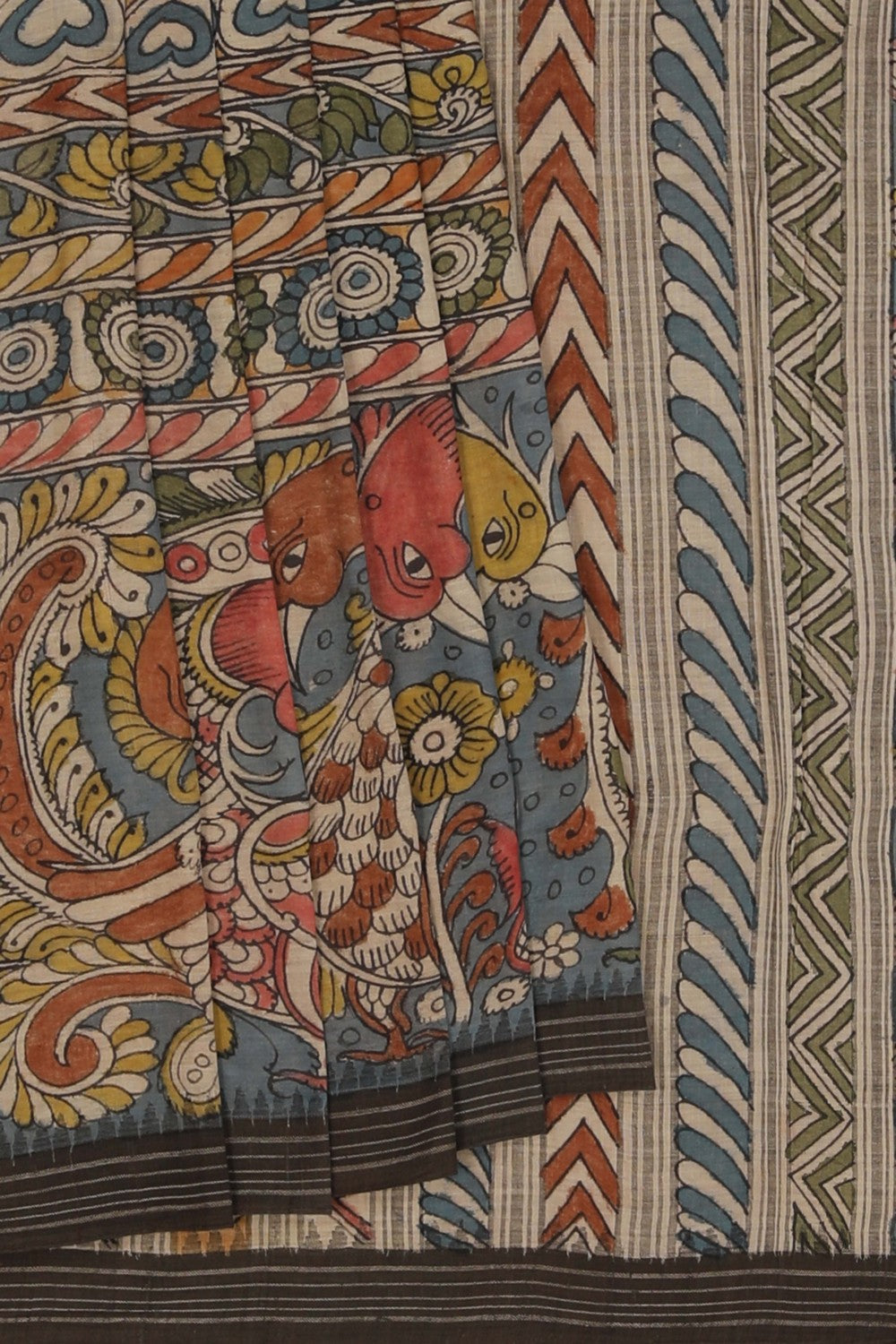 Image of Kalamkari Painting Saree