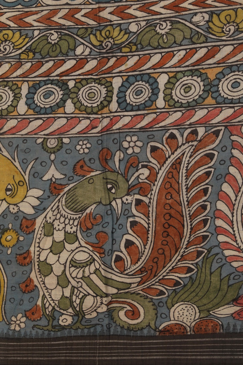 Image of Kalamkari Painting Saree