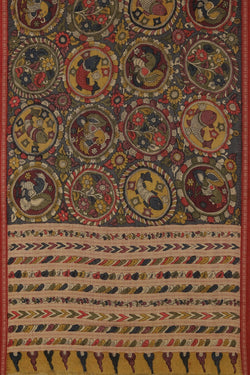 Image of Kalamkari Painting Saree
