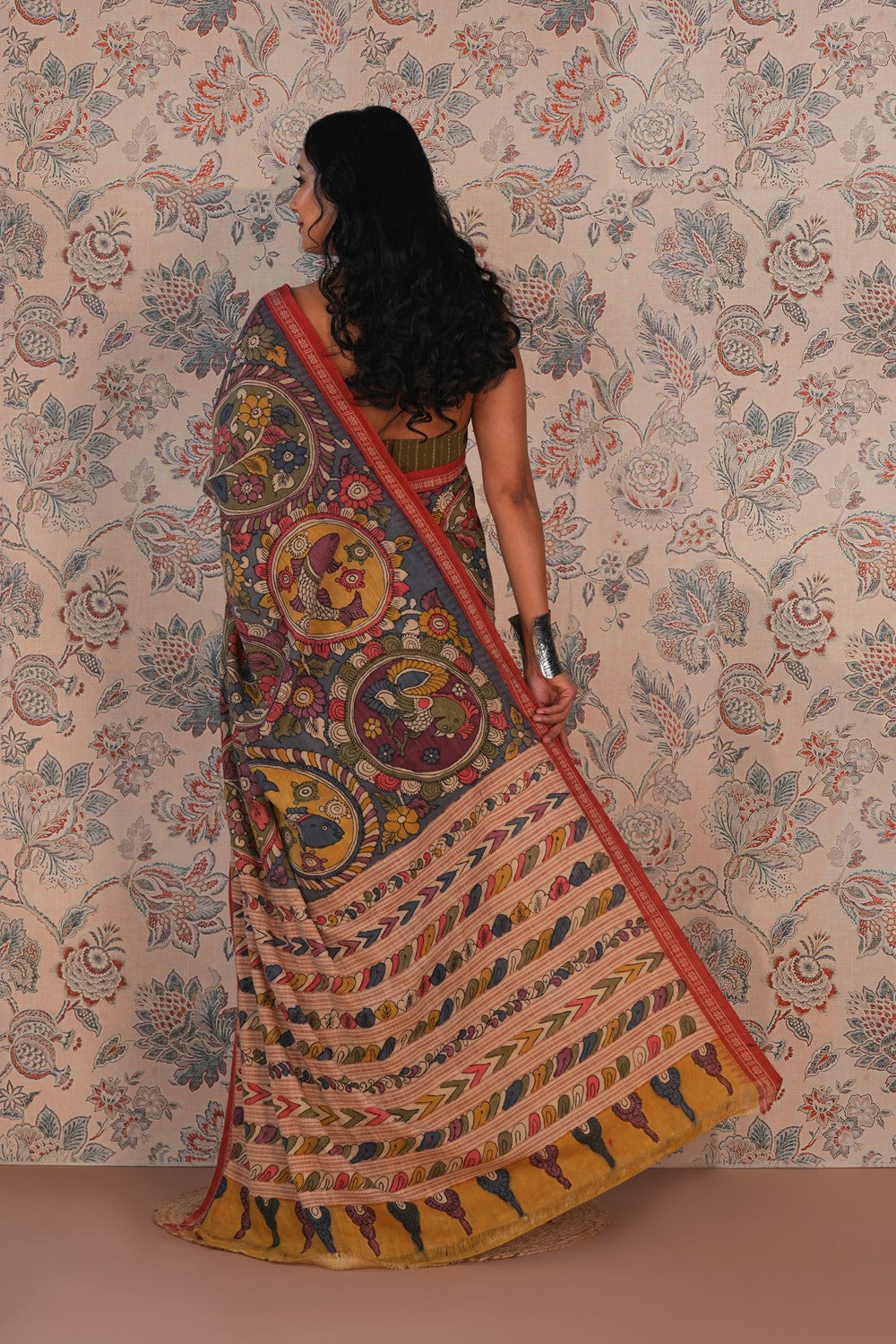 Kalamkari Painting Saree
