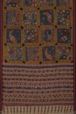 Image of Kalamkari Painting Saree