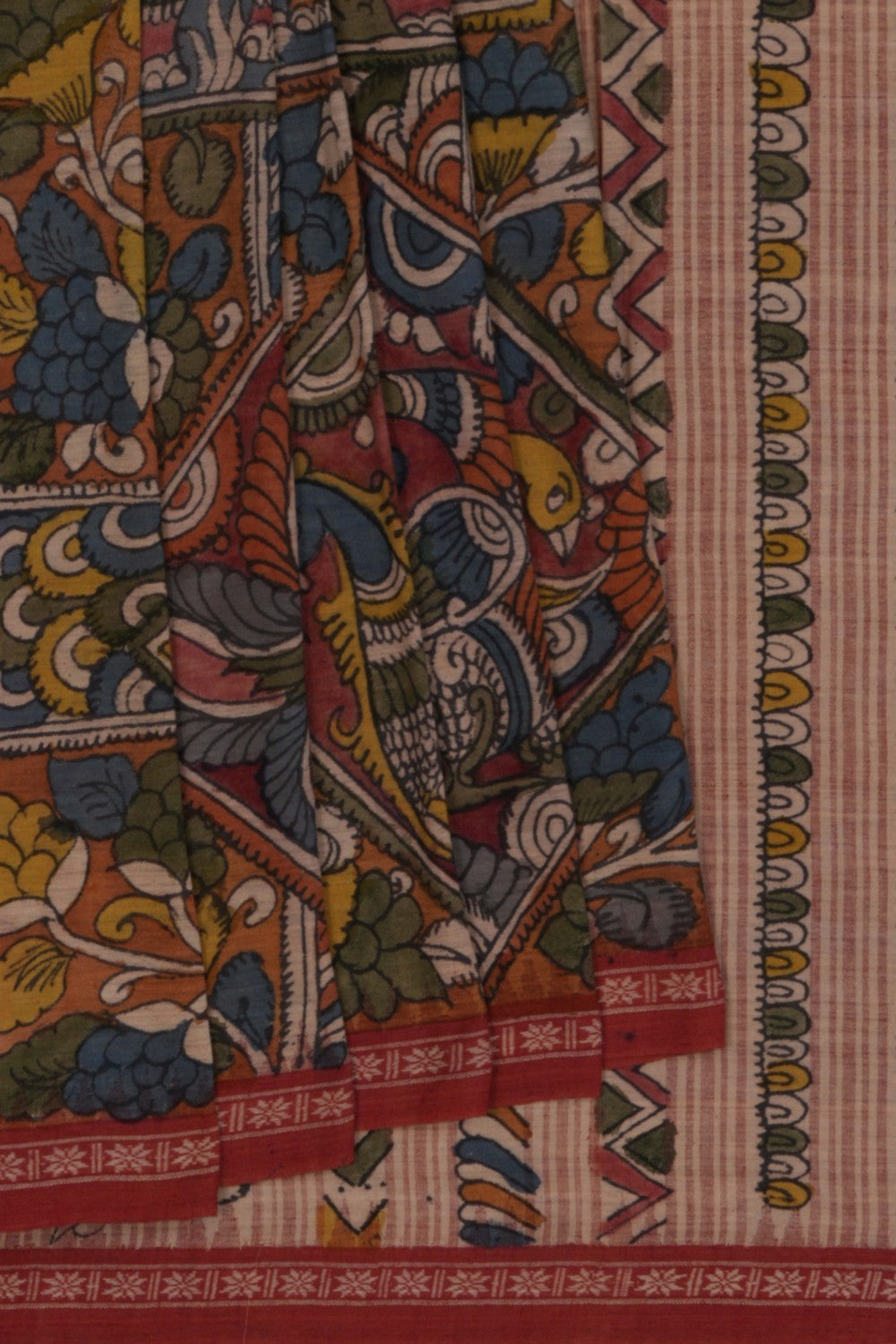 Image of Kalamkari Painting Saree