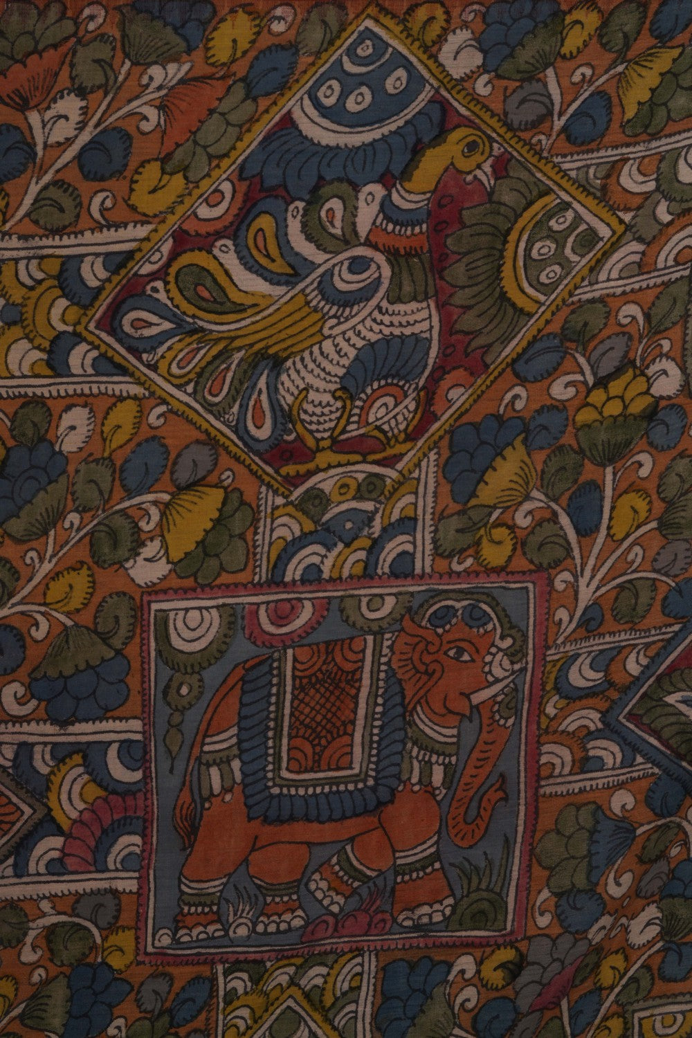 Image of Kalamkari Painting Saree