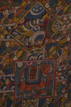 Image of Kalamkari Painting Saree