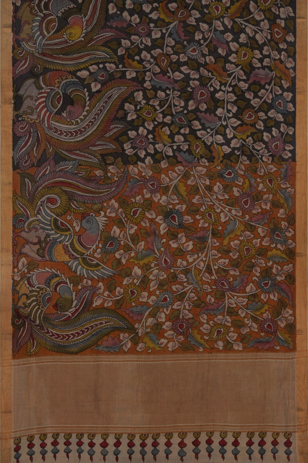 Kalamkari Painting Saree