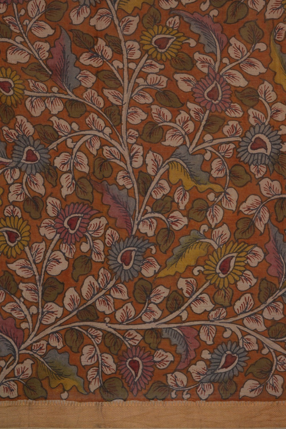 Kalamkari Painting Saree