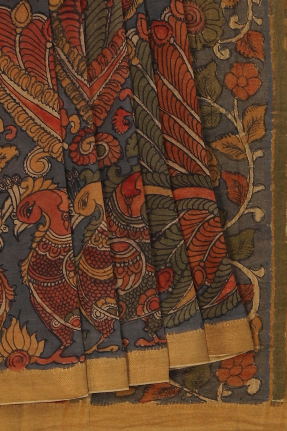 Kalamkari Painting Saree