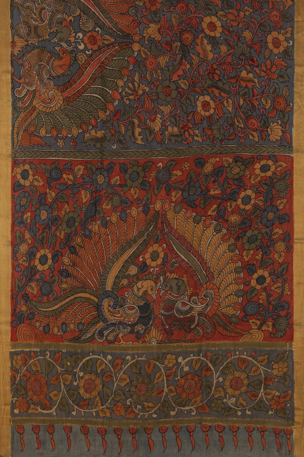 Kalamkari Painting Saree