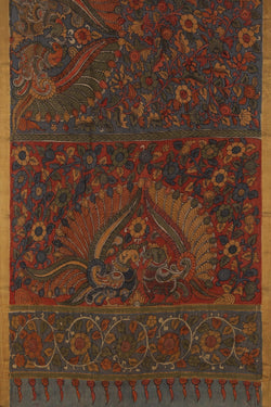Image of Kalamkari Painting Saree