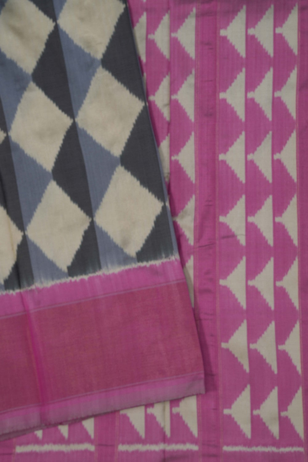 Image of Pochampally Ikat Silk Saree