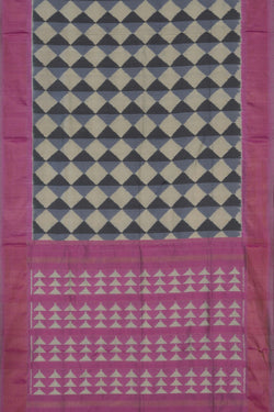 Image of Pochampally Ikat Silk Saree