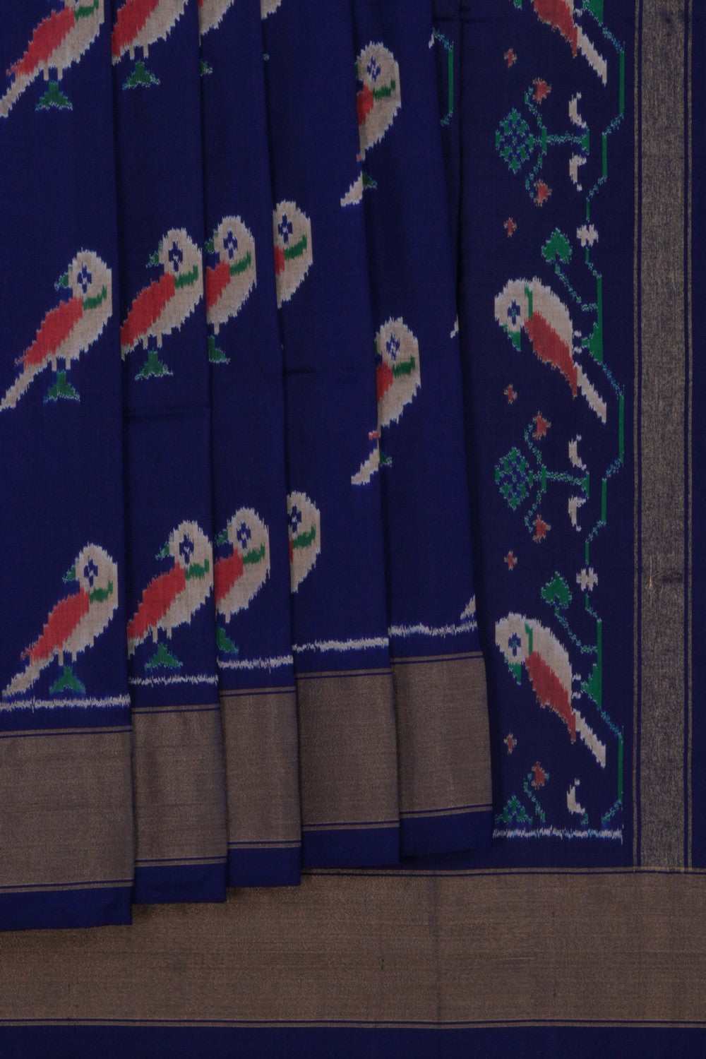 Image of Pochampally Ikat Silk Saree