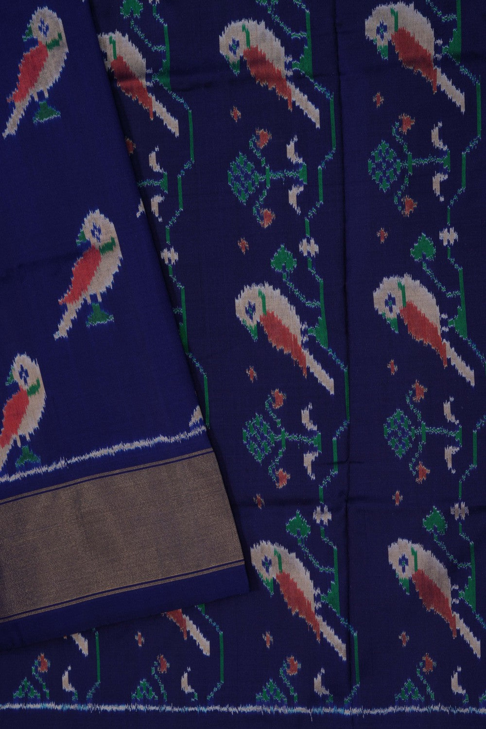 Image of Pochampally Ikat Silk Saree