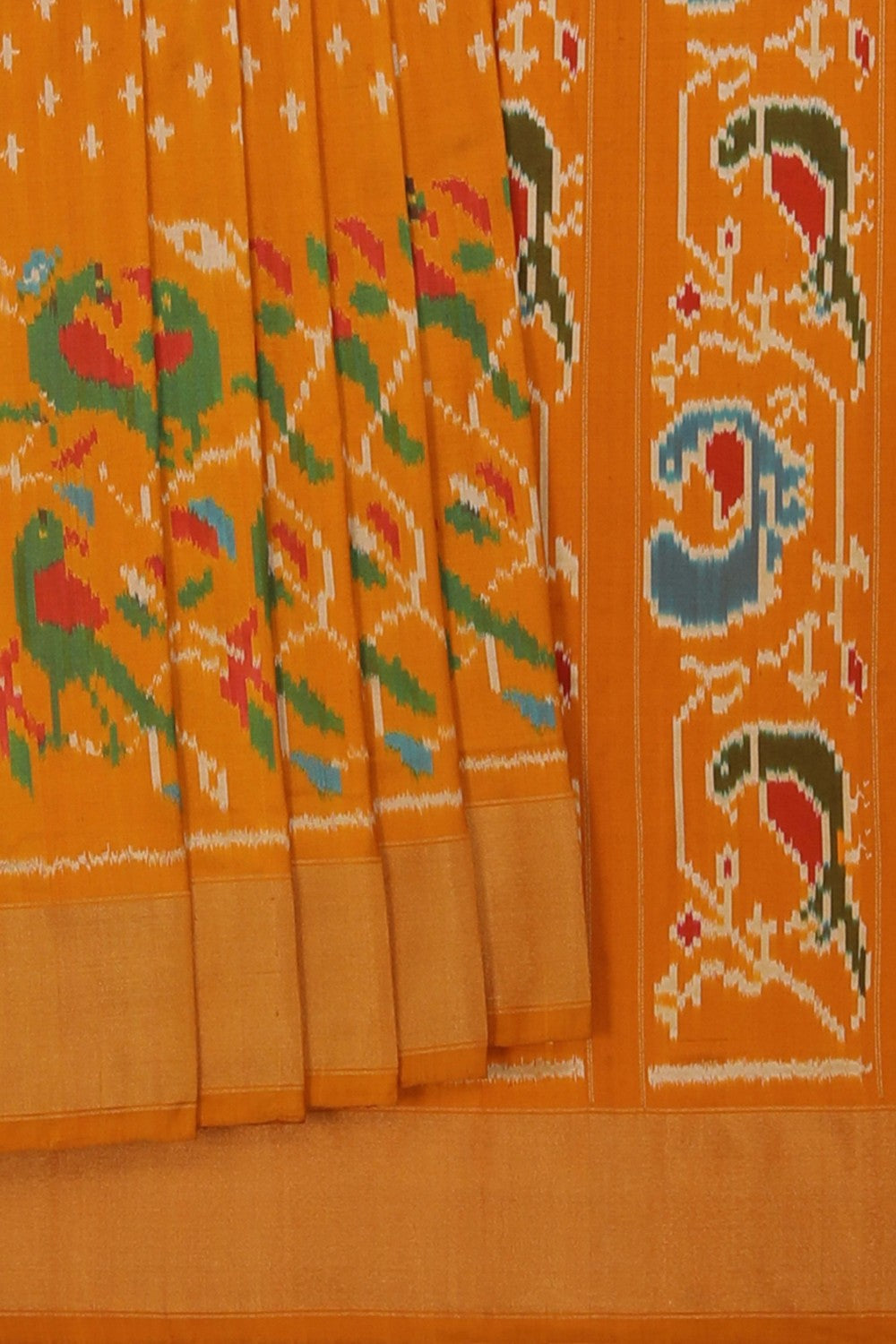 Image of Pochampally Ikat Silk Saree