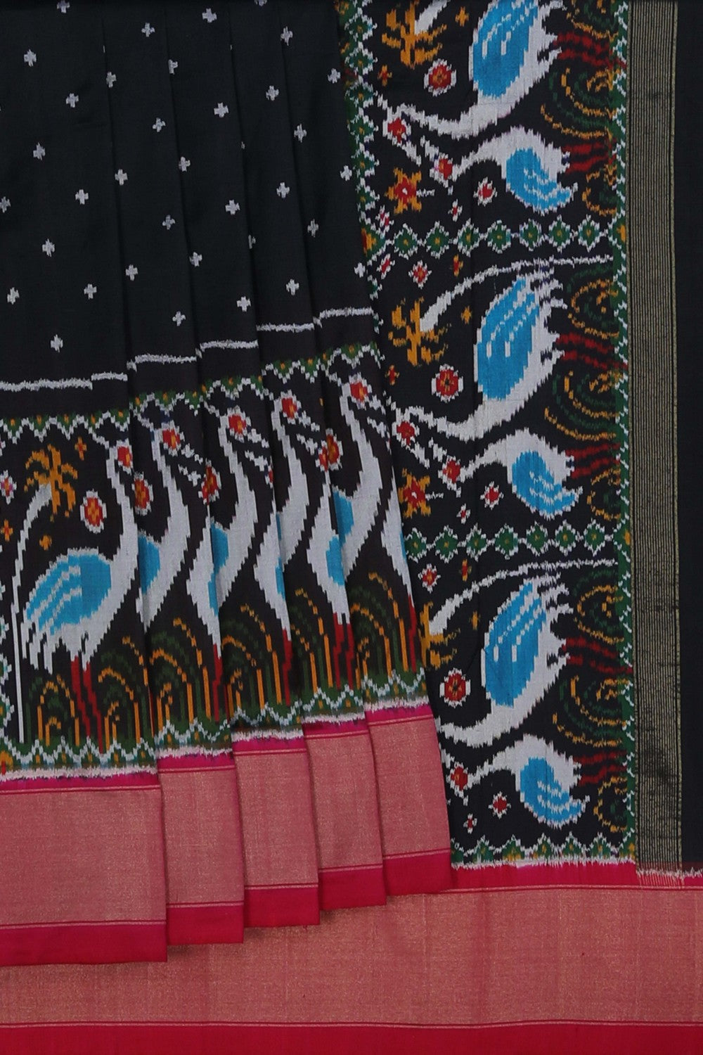 Image of Pochampally Ikat Silk Saree