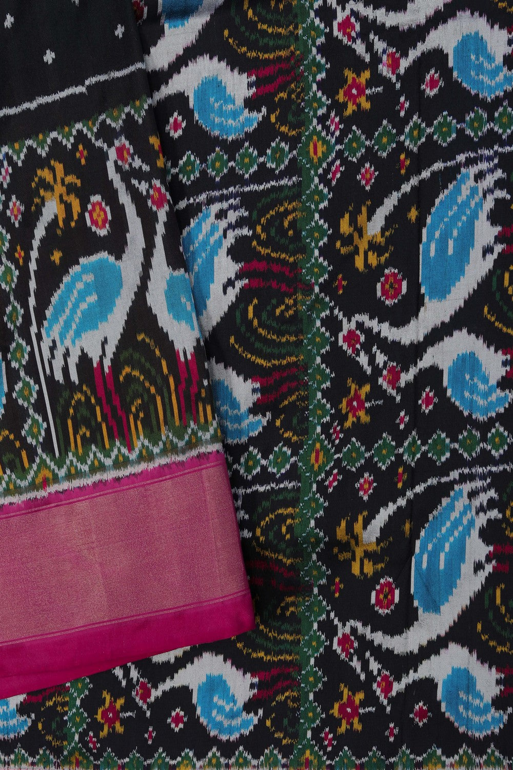 Image of Pochampally Ikat Silk Saree