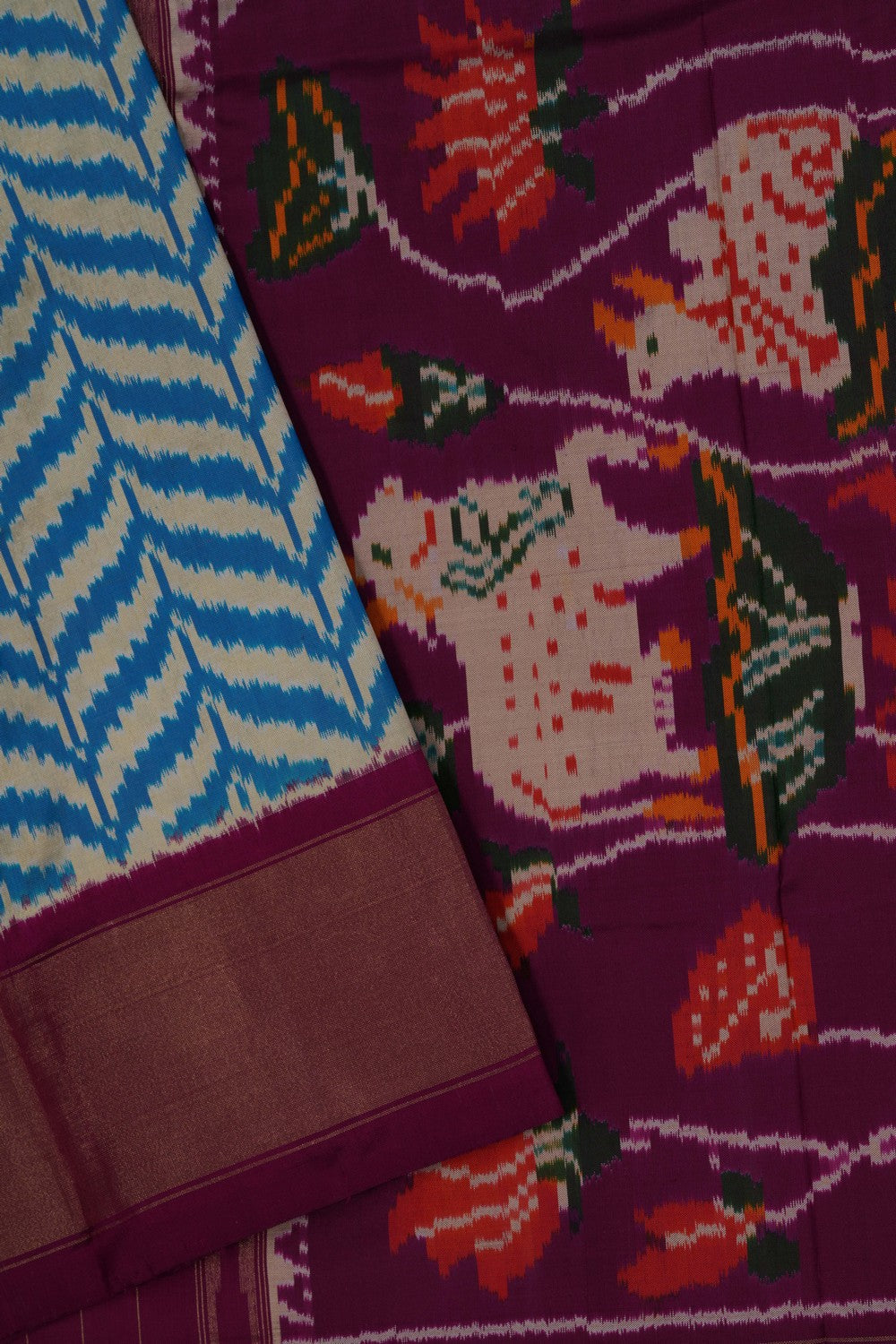 Pochampally Ikat Silk Saree