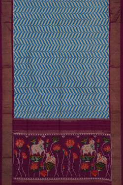 Image of Pochampally Ikat Silk Saree