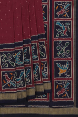 Image of Pochampally Ikat Silk Saree