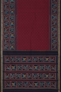 Image of Pochampally Ikat Silk Saree