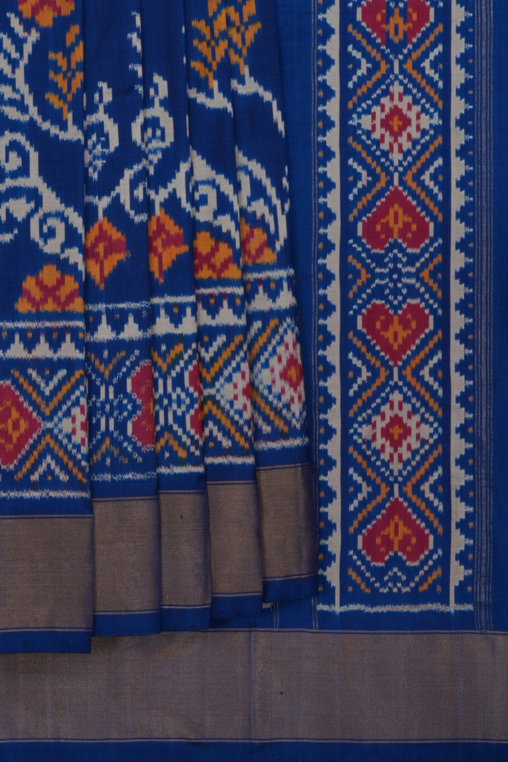 Image of Pochampally Ikat Silk Saree
