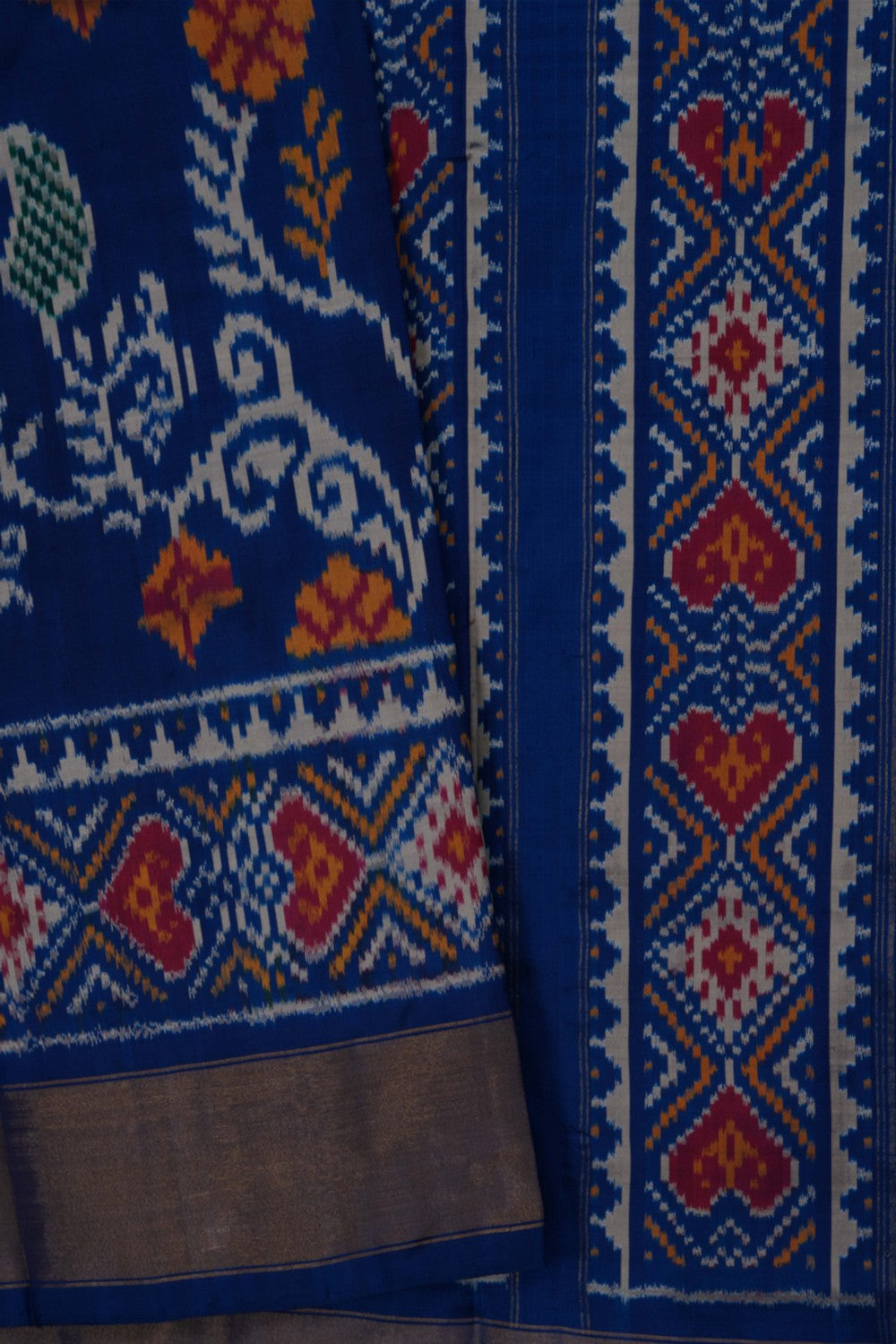 Image of Pochampally Ikat Silk Saree