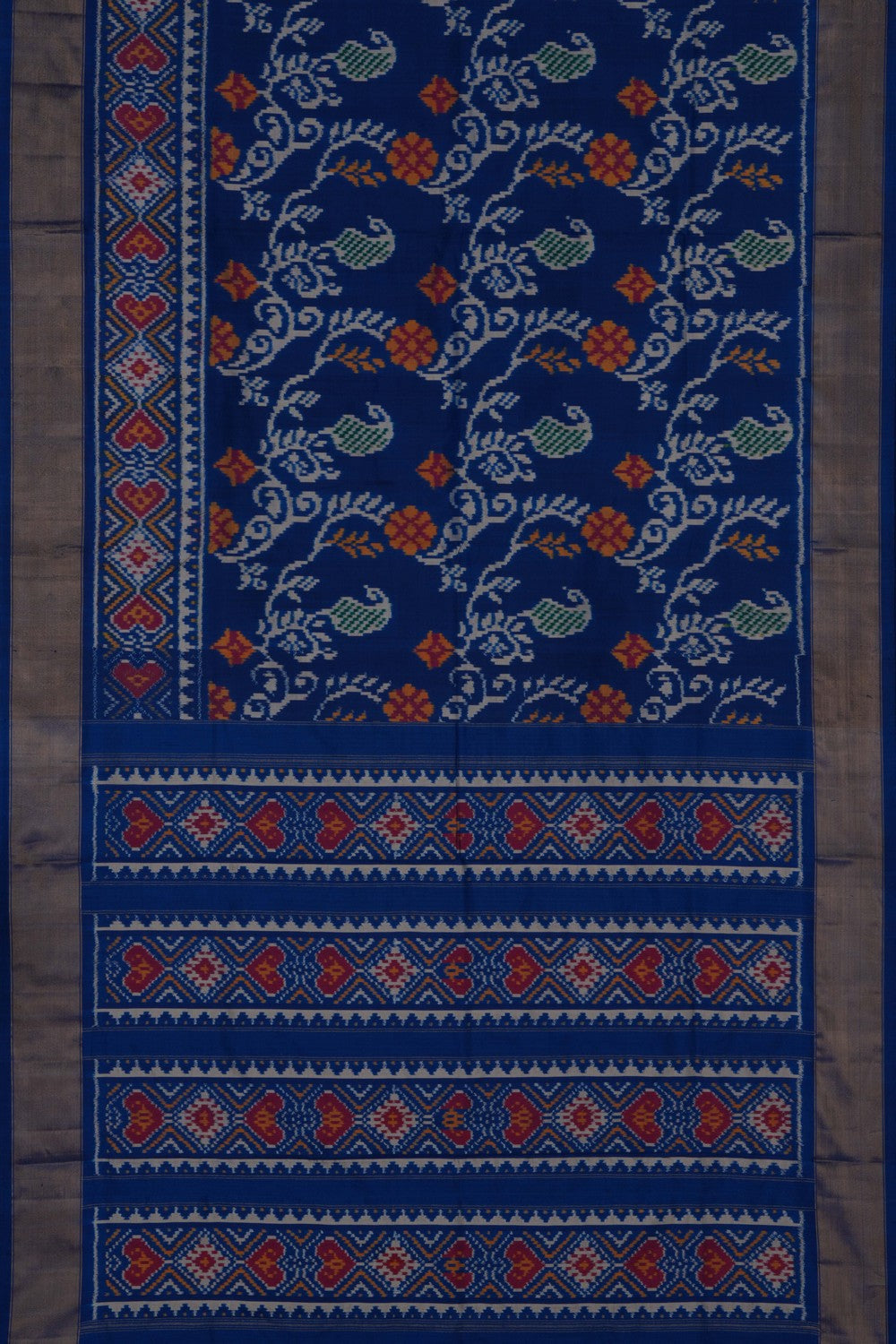 Image of Pochampally Ikat Silk Saree