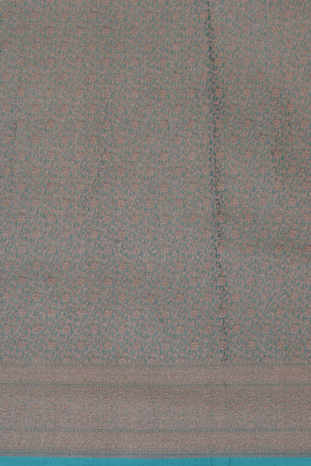 Image of Banarasi Silk Turquoise Green Saree