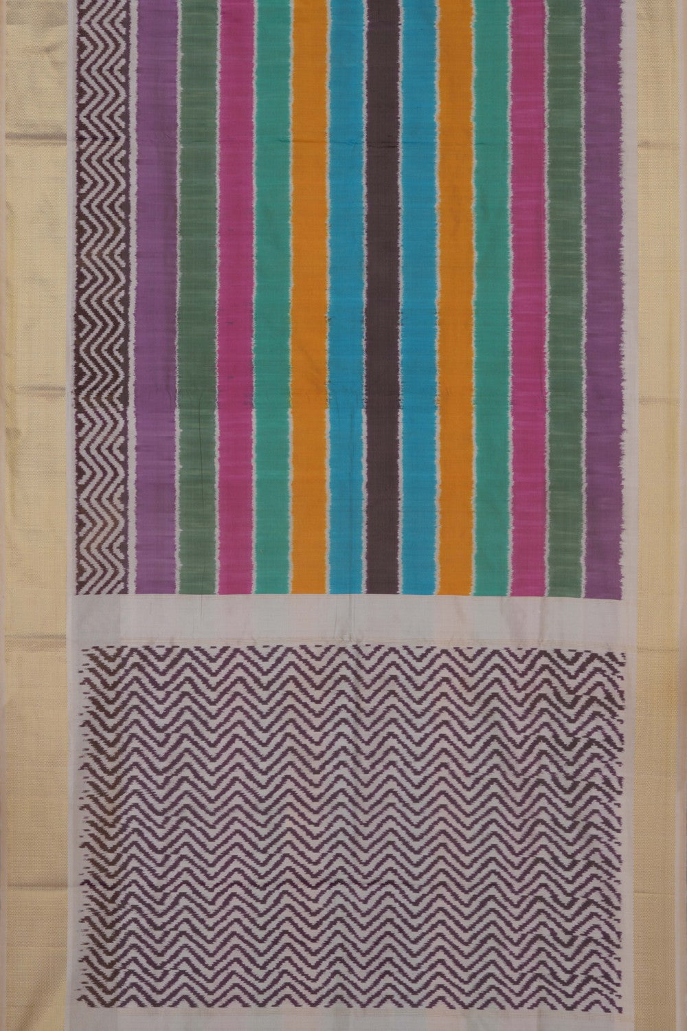 Image of Pochampally Ikat Silk Saree