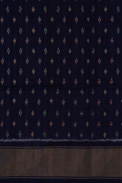 Image of Pochampally Ikat Silk Yellow Saree