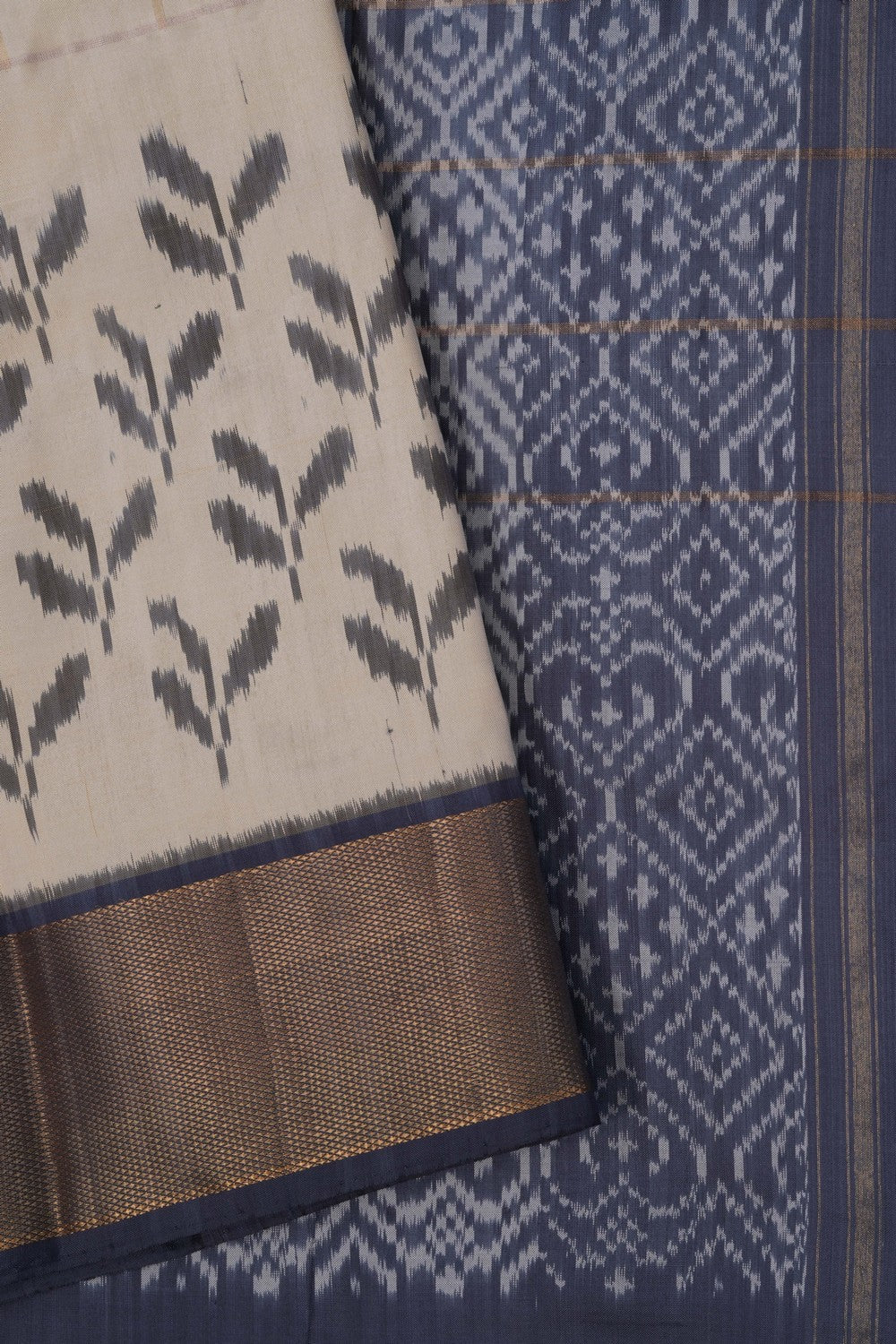 Image of Pochampally Ikat Silk Saree