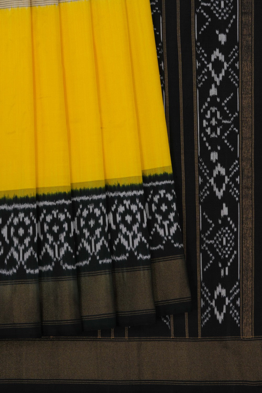 Image of Pochampally Ikat Silk Saree