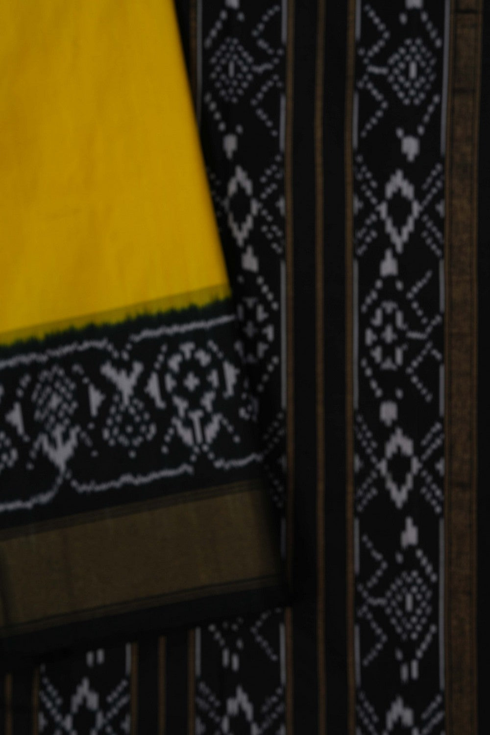 Image of Pochampally Ikat Silk Saree