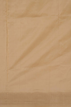 Image of Pochampally Ikat Silk Cream Saree