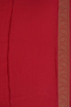 Image of A Red Brocade Embroidery Saree