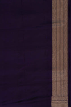 Image of Banarasi Silk Purple Saree