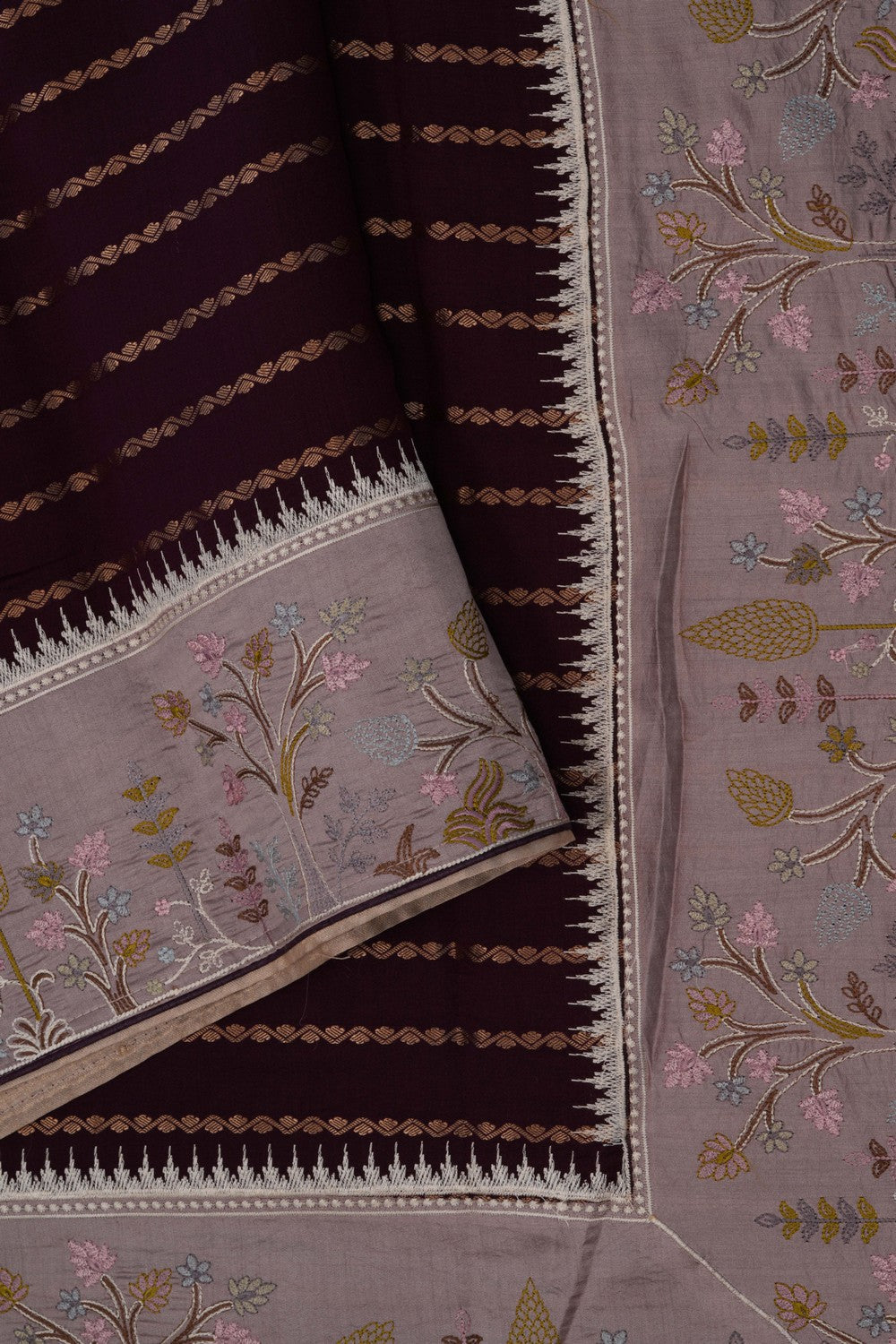 Banarasi Dupion Silk Maroon Saree