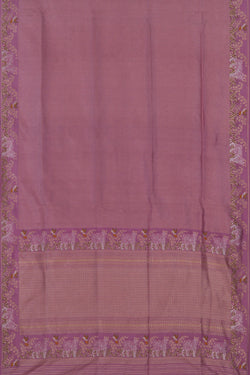 Image of Banarasi Silk Pink Saree
