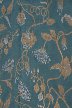 Image of Banarasi Silk Smoky Grey Saree