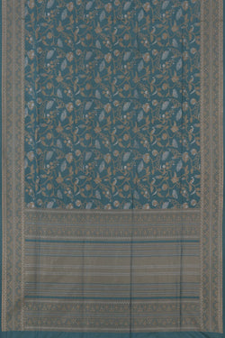 Image of Banarasi Silk Smoky Grey Saree
